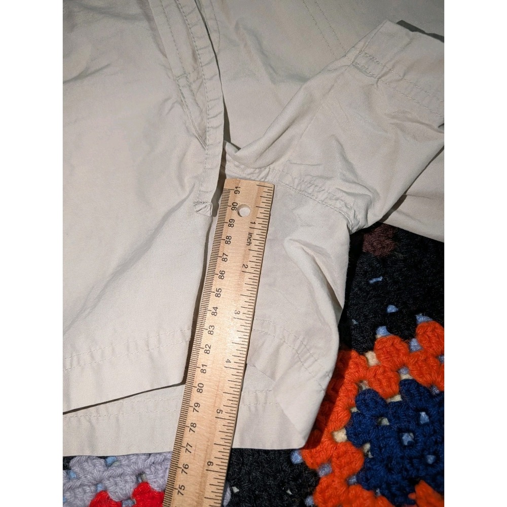 Columbia‎ Shorts Hiking Outdoors Lightweight Drawstring Beige w/Flower Wms. Sz M - Picture 3 of 6